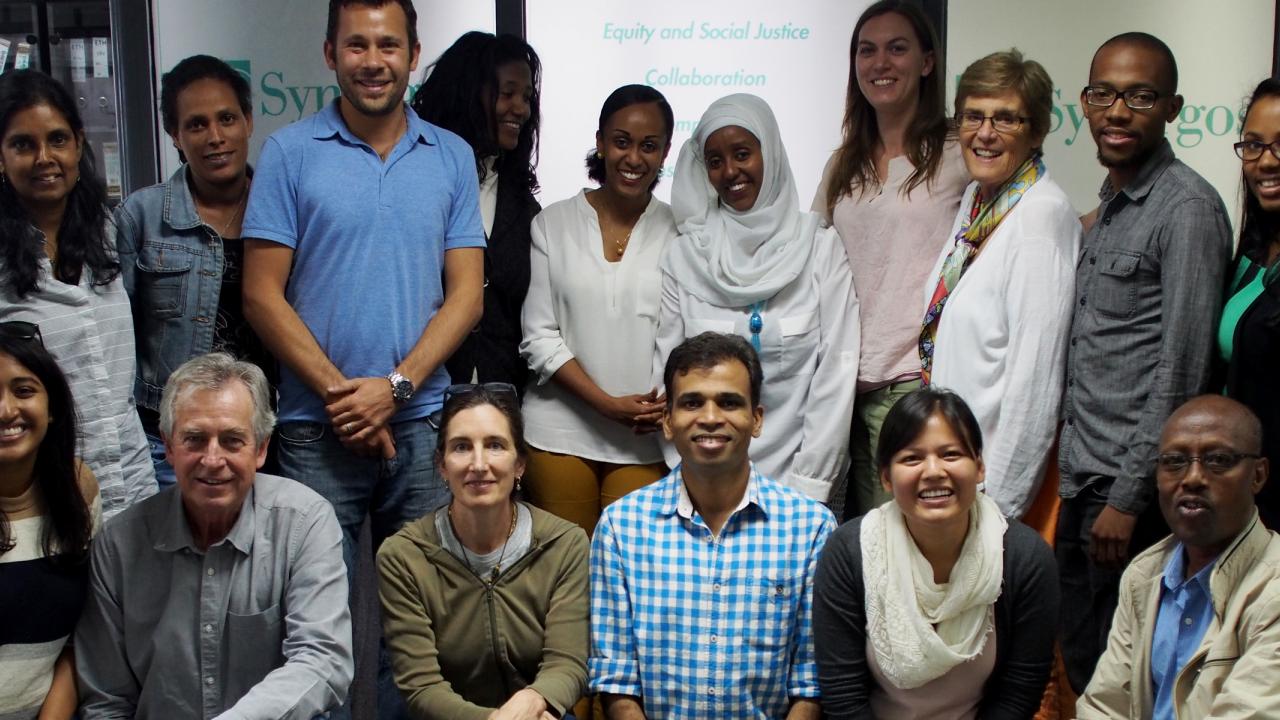 Synergos team at training event in Ethiopia