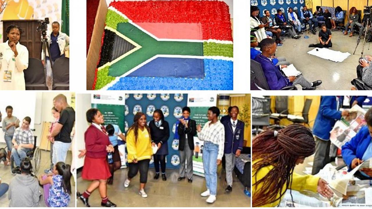 Workshops with children in South Africa