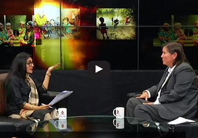 Interview with Bloomberg Philanthropy's Kelly Larson on Ekattor Television