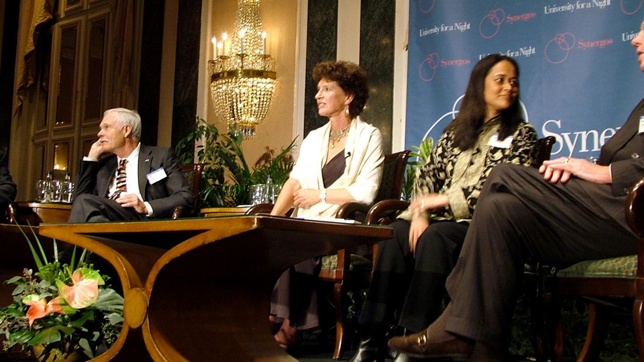 Plenary panel at University for a Night 2006