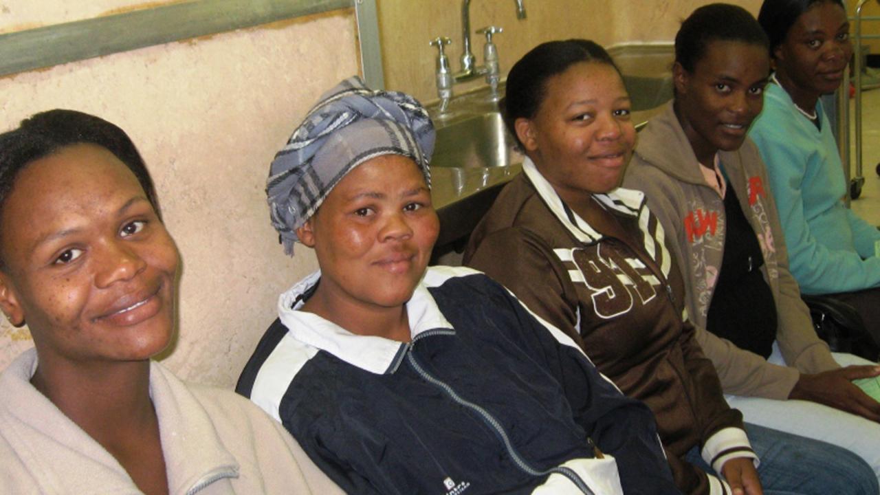 Women at Katatura ANC facility in Namibia