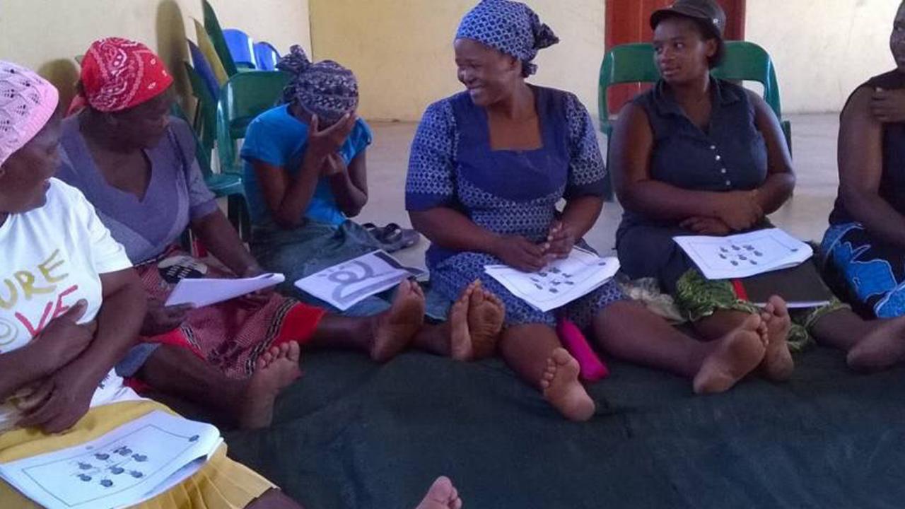 Participants in a social connectedness workshop in Swaziland