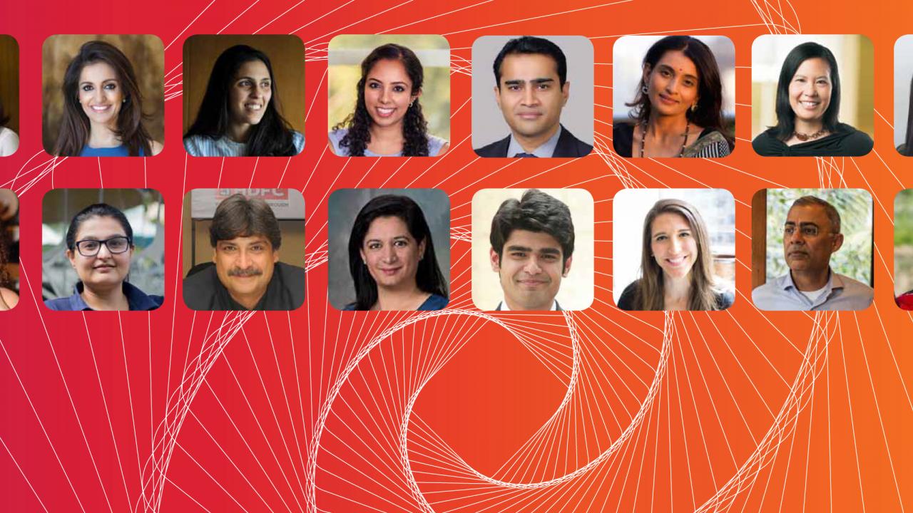 Report image with photos of nextgen leaders in philanthropy in India