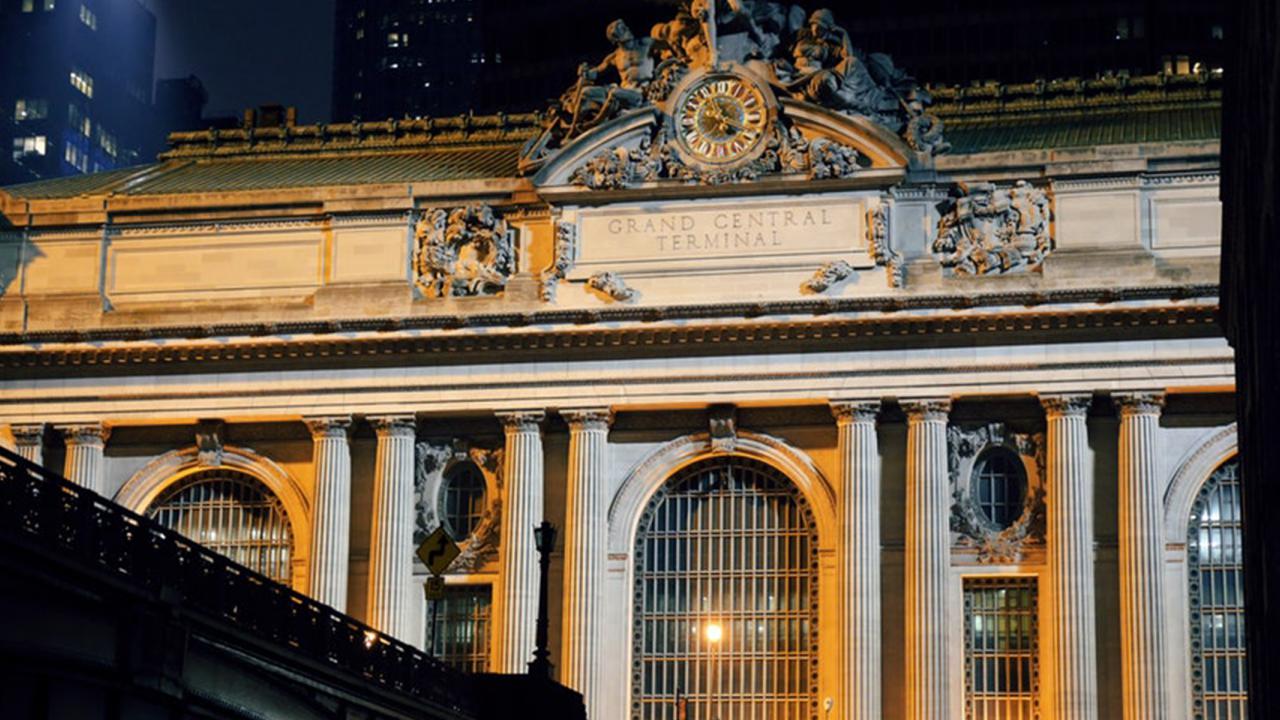 bridge leading into Grand Central Terminal in New York City