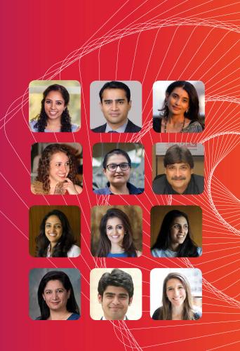 Report image with photos of nextgen leaders in philanthropy in India